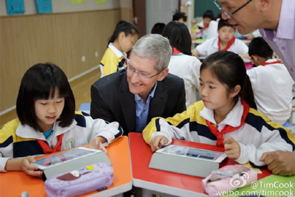 Tim Cook's ten visits to China