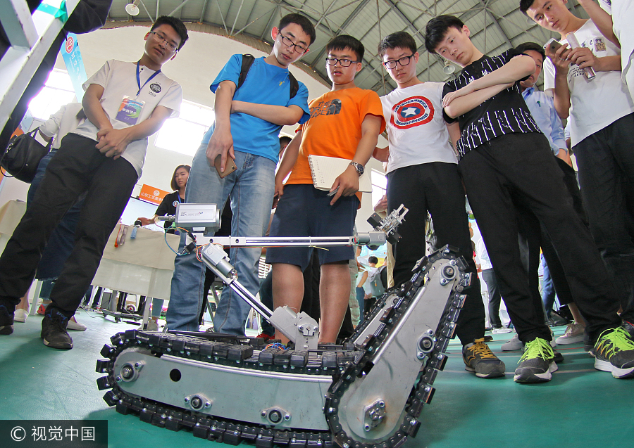 Chinese youths showcase innovative talents at tech competition