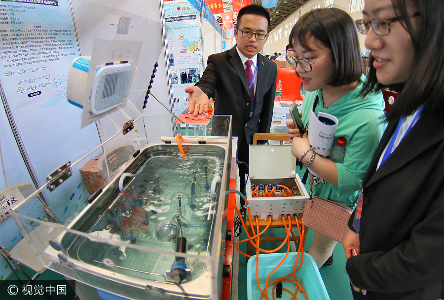 Chinese youths showcase innovative talents at tech competition
