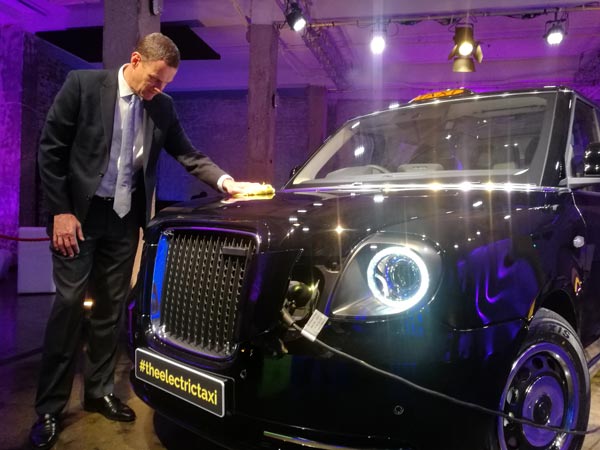 London Taxi Co's electric cab goes global