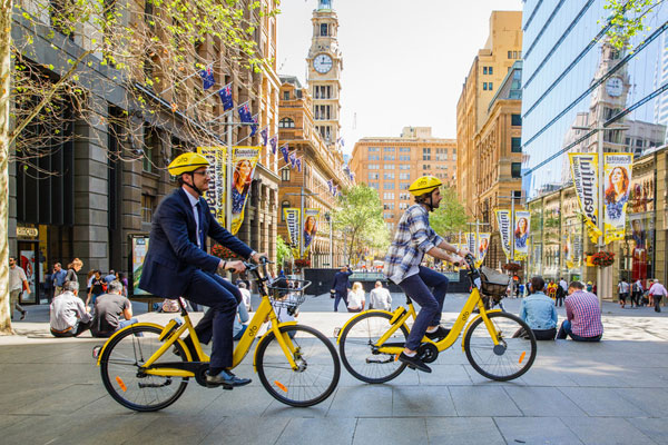 Chinese bike-sharing company Ofo lands in Sy