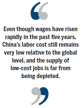 Cheaper labor will continue to work for economy
