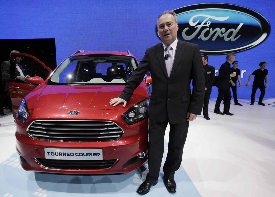 Ford unveils new models at Geneva auto show