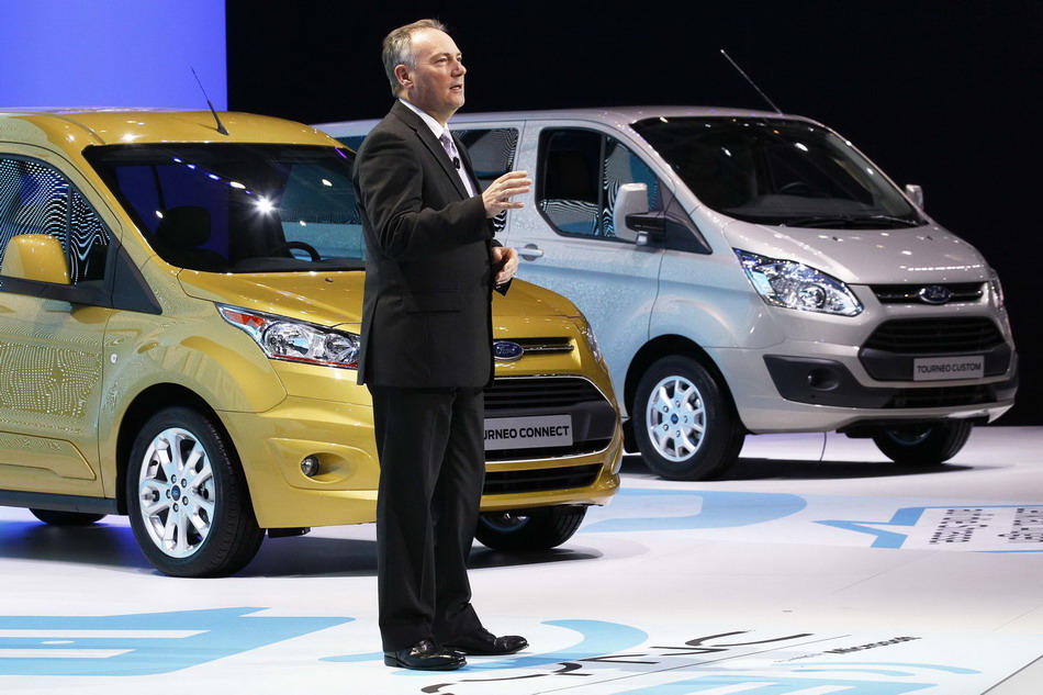 Ford unveils new models at Geneva auto show
