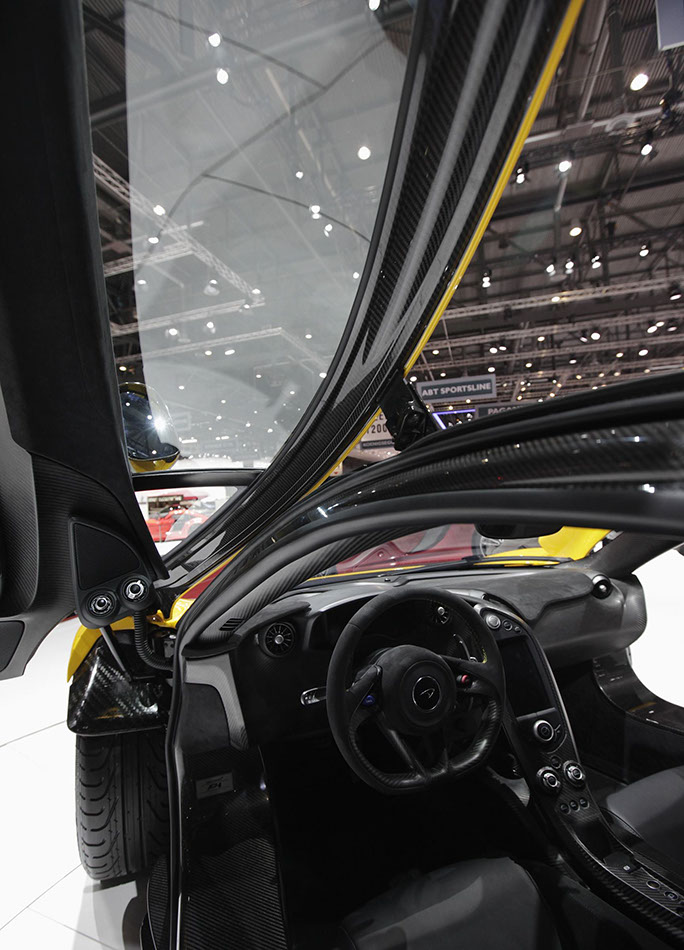 McLaren P1 car at Geneva motor show