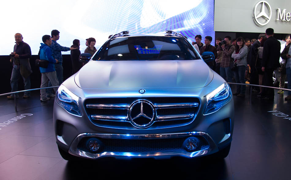 Mercedes GLA concept world debut at Shanghai auto show 2013