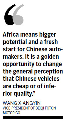Automakers map out sales plans in Africa