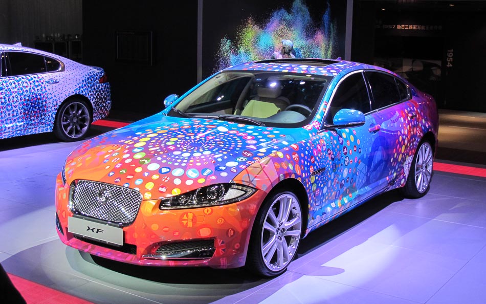 Jaguar XF Art Edition at Chengdu auto show 2013