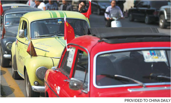 Roadblocks remain for classic cars, but rally rolls on