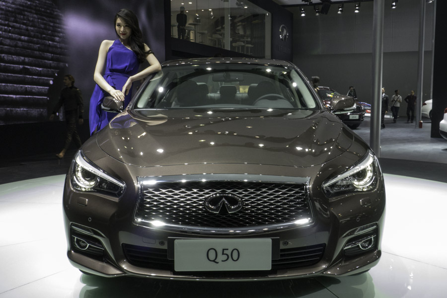 Infiniti Q50 2.0T world premiere at 2013 Auto Gruangzhou