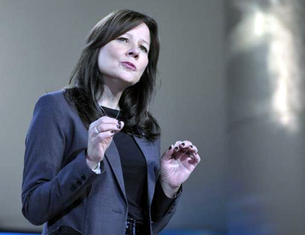 GM names auto industry's first woman CEO