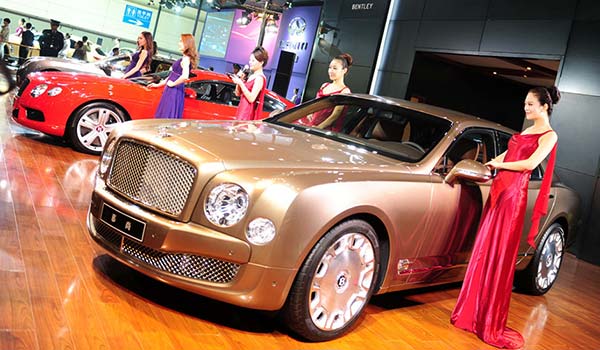 Bentley in high gear despite fall in sales