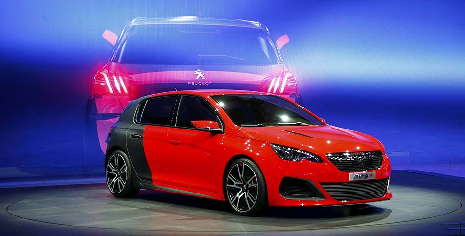 Peugeot 308 R car at the Frankfurt Motor Show