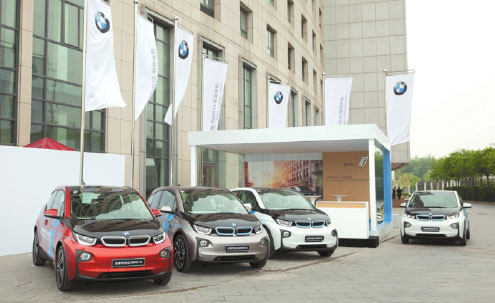 BMW's electric car environmentally friendly inside and out