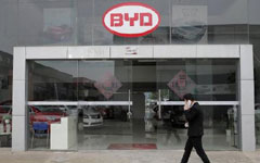 China's carmaker BYD profit falls 15.5% in H1