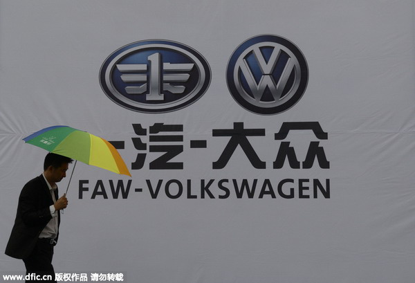 VW says China OKs bigger stake in venture with FAW