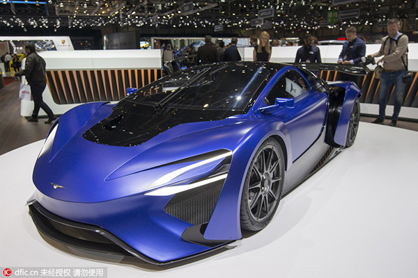Chinese electric supercar debuts at Geneva Auto Show