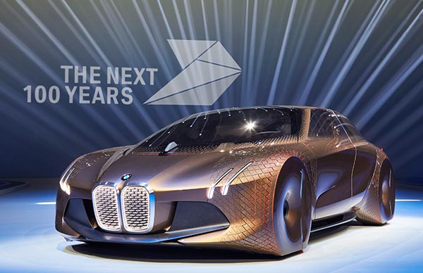 BMW centenary concept car showcases the future of mobility