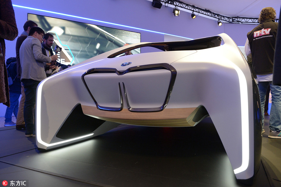 Car makers display high-tech vehicles at CES 2017