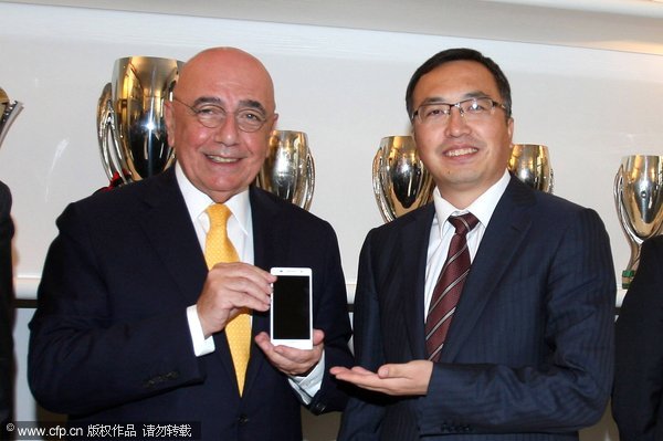 Huawei inks sponsor deal with AC Milan