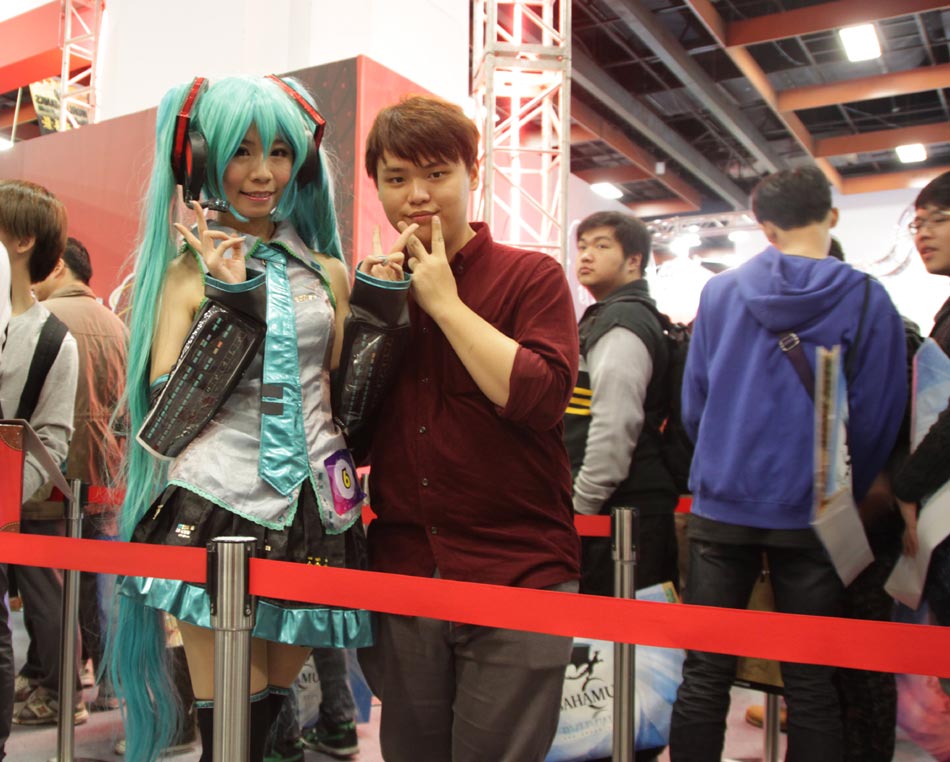 Taipei Game Show attracts geeky gamers