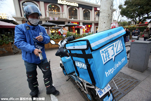 Alibaba to invest $1.25b in food delivery app ele.me