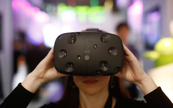 As phone sales cool, HTC bets on VR devices