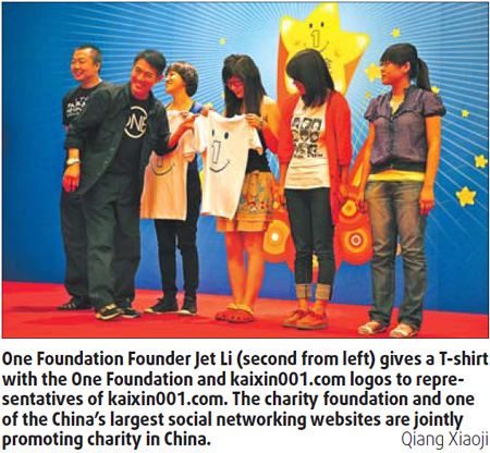 Charity woos more netizens
