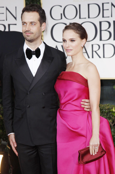 Natalie Portman attends Golden Globe Awards