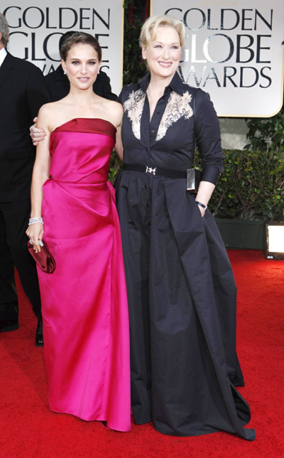 Natalie Portman attends Golden Globe Awards