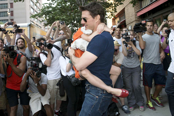 Tom Cruise and Suri reunite in New York