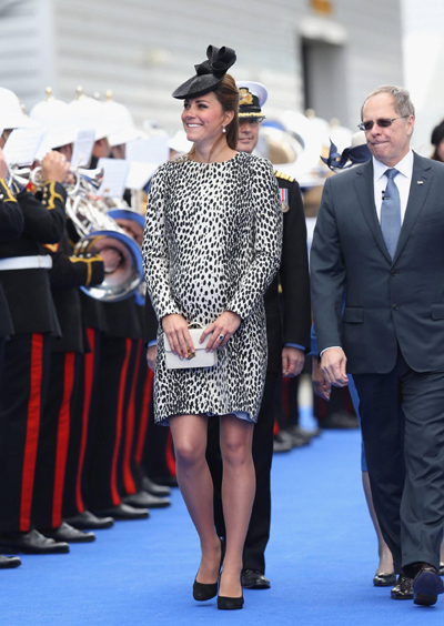 Catherine attends naming ceremony of 'Royal Princess'