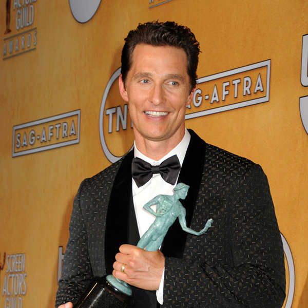 Matthew McConaughey wins at SAG Awards