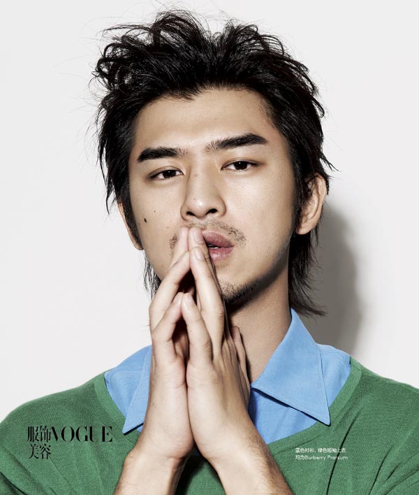 Bolin Chen poses for Vogue magazine