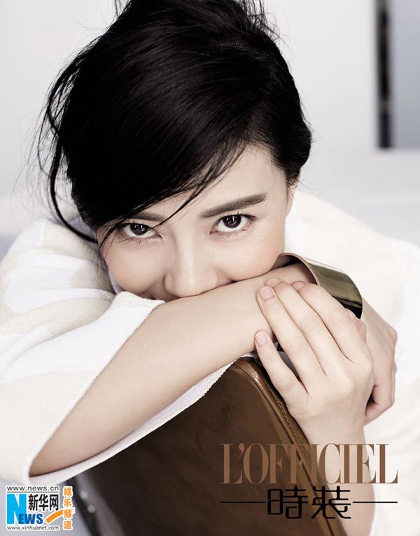 Gao Yuanyuan poses for fashion magazine