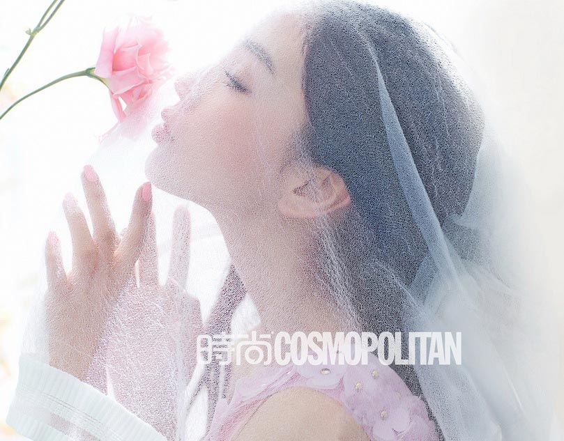 Angelababy poses for fashion magazine