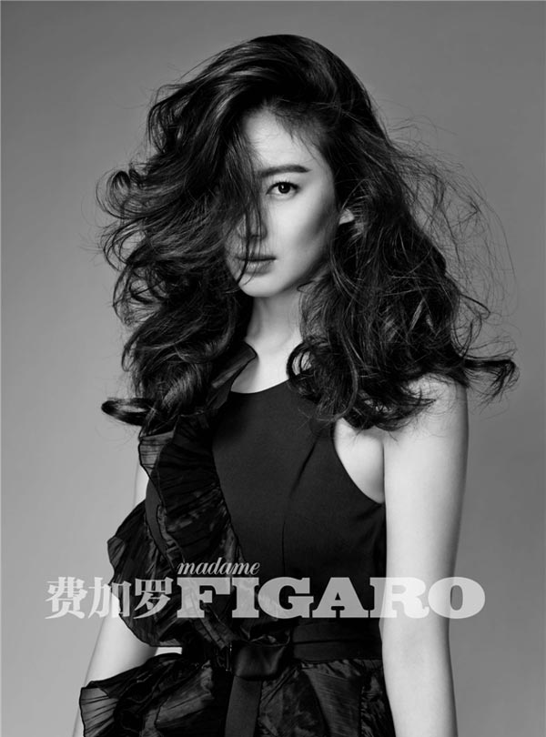 Zhang Yuqi poses for Figaro magazine