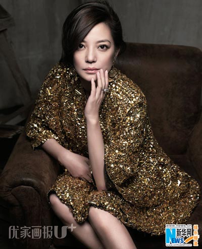 Zhao Wei poses for fashion magazine