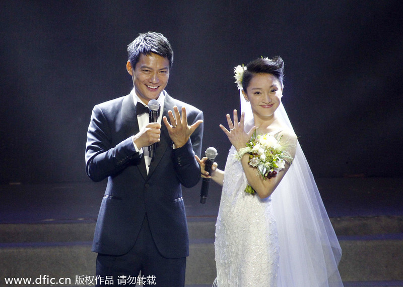 Zhou Xun weds boyfriend Archie David Kao[2]-