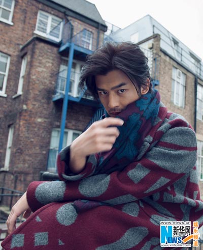 Actor Chen Bolin shoots for fashion magazine