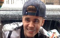 Justin Bieber takes on Ice Bucket Challenge