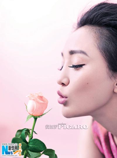 Zhou Xun graces Figaro magazine