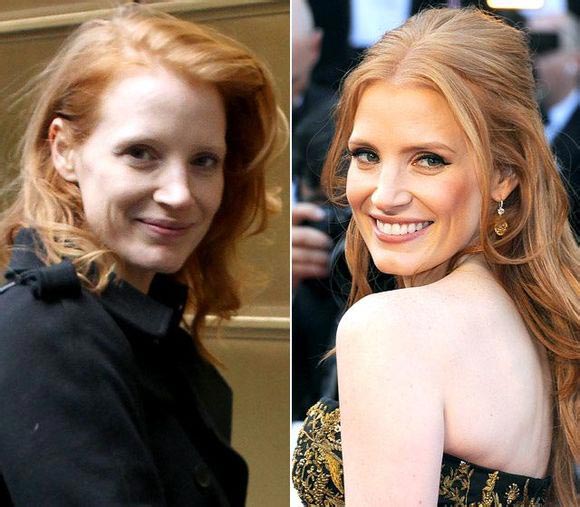 Hollywood actresses without makeup