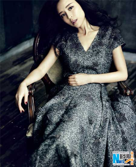 Actress Zhang Jingchu covers fashion magazine