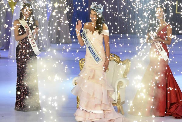 South African woman wins Miss World beauty pageant in London