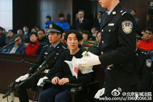 Kung fu star's son sentenced to six months in prison