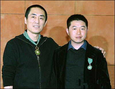 Chinese celebrities honored by France
