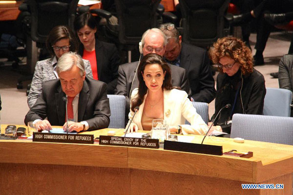 'We have an inescapable moral duty to help refugees': Angelina Jolie