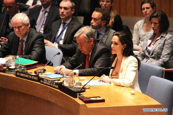 'We have an inescapable moral duty to help refugees': Angelina Jolie