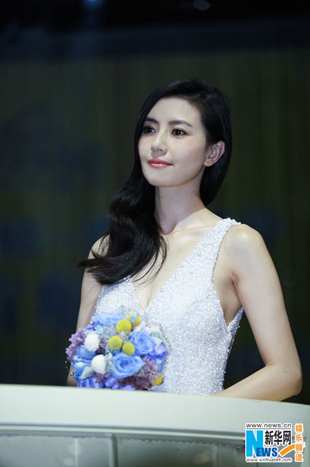 Actress Gao Yuanyuan attends fashion activity in Shanghai